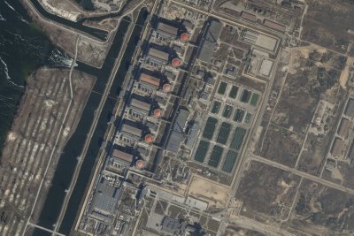 Palydovinė Zaporožės AE nuotrauka
