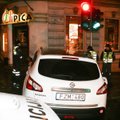 Vilniuje, stoties rajone, automobilis „Nissan“ atsitrenkė į piceriją