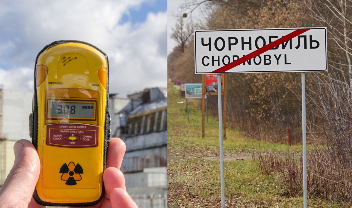 Černobylio teritorijoje stebima padidėjusi jonizuojančioji spinduliuotė.