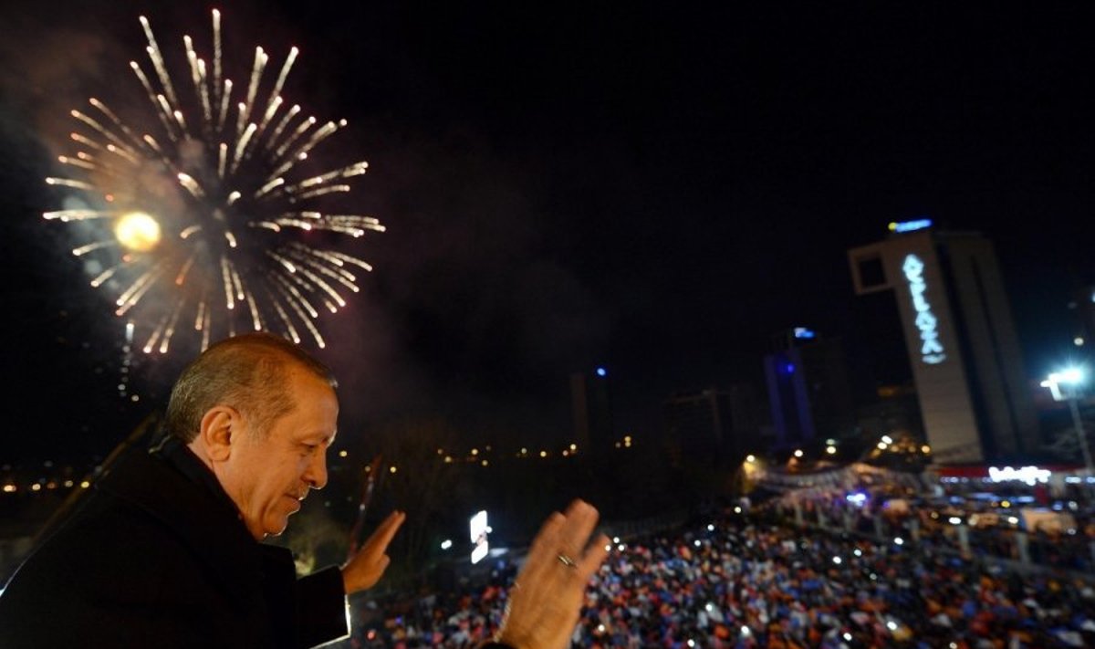 Turkijos premjeras Recepas Tayypas Erdoganas 