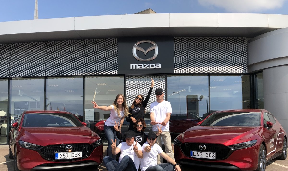 Žurnalistų ralyje debiutuos "Mazda Red Dot Team"