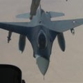 Vaizdo įraše JAV koalicijos lėktuvai atakuoja „Islamo valstybės“ taikinius