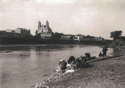 Vaizdas nuo dešiniojo neries kranto, 1903-1908 m.