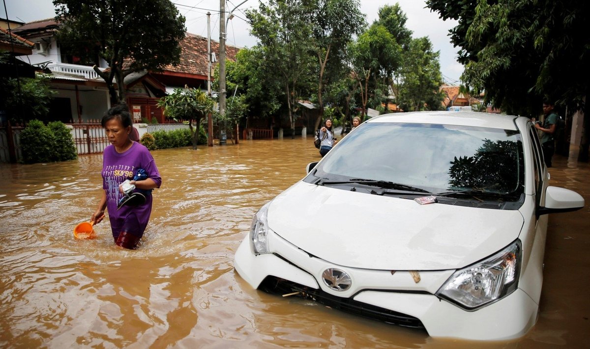 Potvyniai Džakartoje 