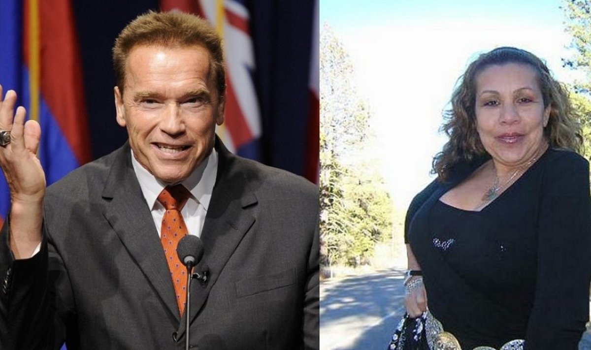Arnoldas Schwarzeneggeris ir Mildred Baena