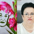 Ministrės A. Pitrėnienės portretą sukūrusi J. Vaitkutė: te kardeliai nuskina jums kelią į „konpetenciją“