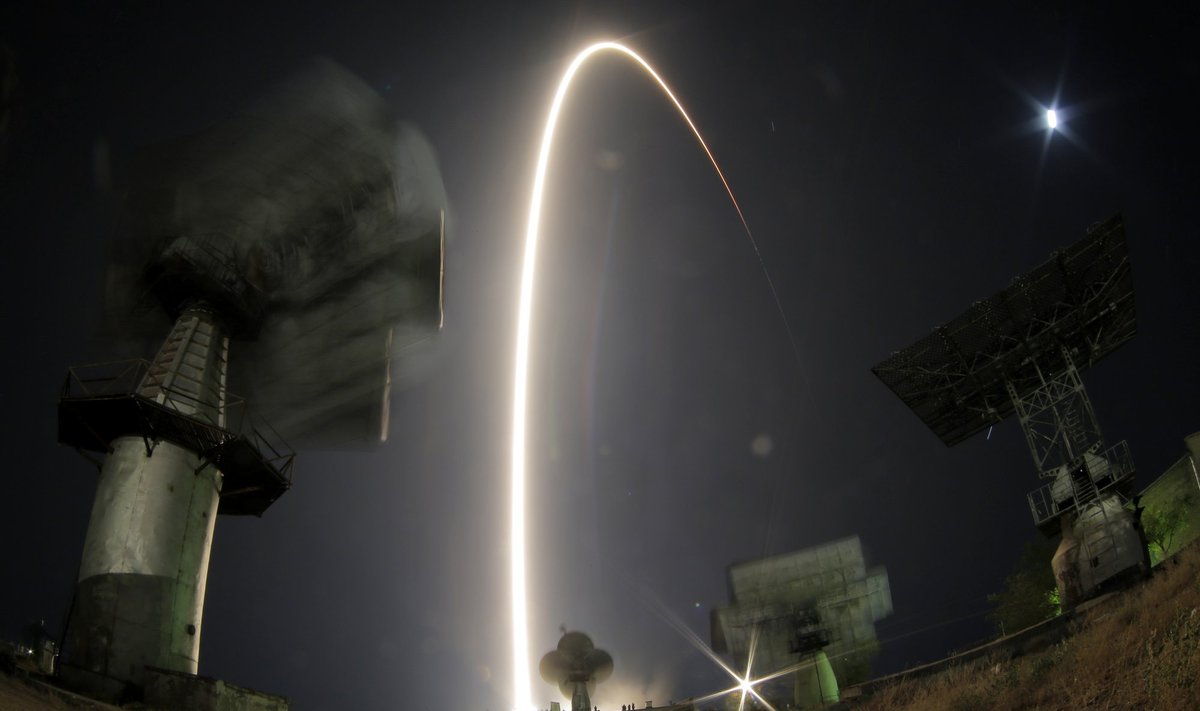 Raketos "Sojuz" pakilimas iš Baikonūro kosmodromo