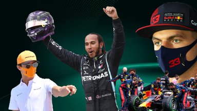 F-vienas. Hamiltono rekordai, Red Bull stebuklai ir pilotas – mechanikas