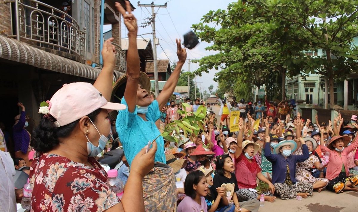 Protestai Mianmare