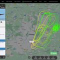 Жители заметили летавший над Вильнюсом кругами самолет: делал сотни кругов