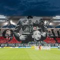 UEFA nubaudė lenkų klubą „Legia“ už fanų iškeltą plakatą