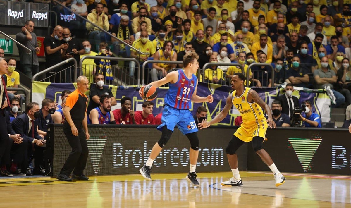 Rokas Jokubaitis Tel Avive / Foto: Barca Basket