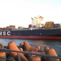 Į Klaipėdos uostą įplaukė dar nematyto dydžio laivas