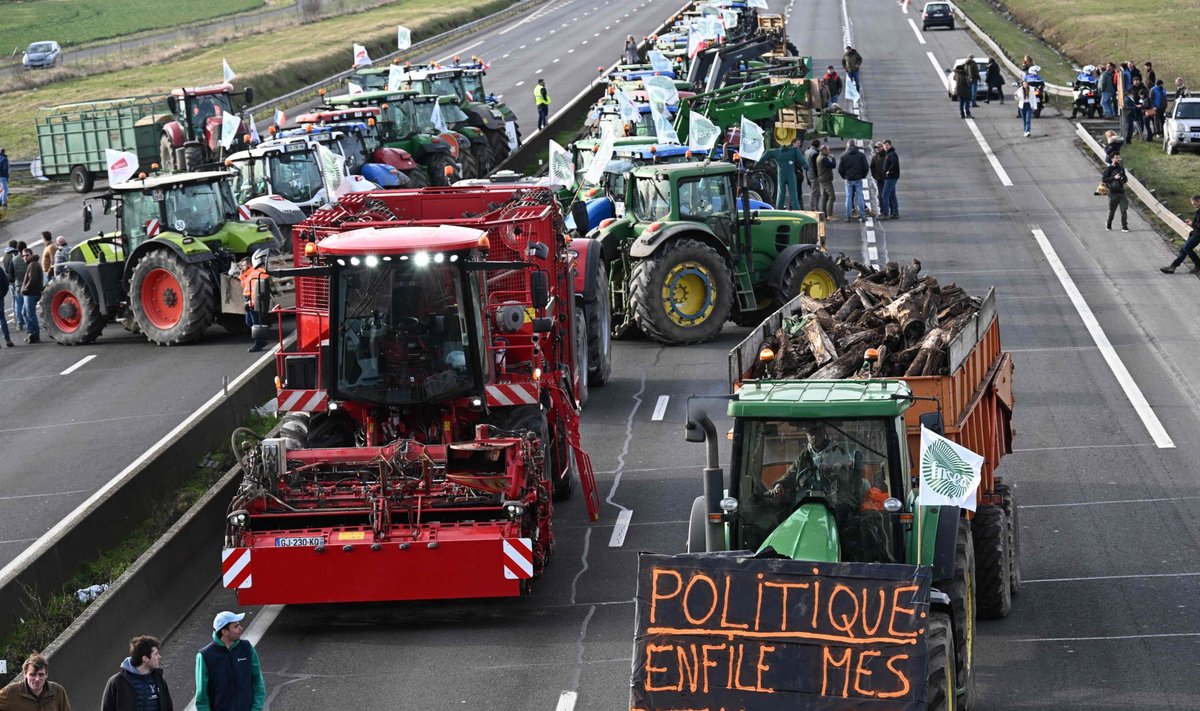 Ūkininkų protestas Prancūzijoje