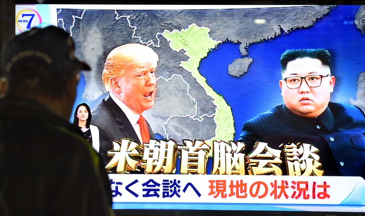 Hanojuje prasideda Donaldo Trumpo ir Kim Jong-uno susitikimas