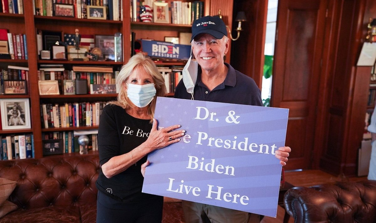 Jill Biden, Joe Bidenas