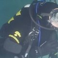 Italijos policijos narai užfiksavo povandeninius laivo „Costa Concordia“ vaizdus