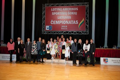 Lietuvos Lotynų Amerikos šokių čempionai (J.Kielaičio nuotr.)