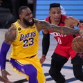 LeBronas pataikė atžagaria ranka, po krepšiu dominavusi „Lakers“ – per žingsnį nuo tikslo