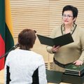 Lithuania's new education minister sworn in