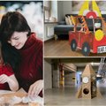 Mama žaislus dukrai kuria iš nebereikalingų dėžių – originalų vaikišką automobilį galite pasidaryti ir jūs