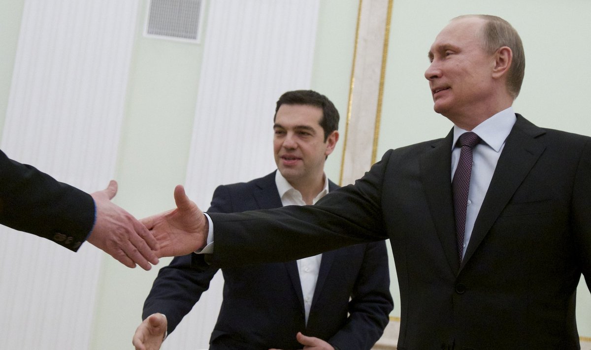 Vladimiras Putinas ir Alexis Tsipras