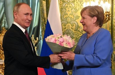 Angela Merkel, Vladimiras Putinas