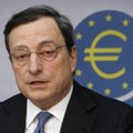 Po ECB vadovo komentarų euras nuriedėjo žemyn