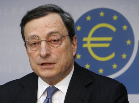 Europos centrinio banko ECB prezidentas Mario Draghi