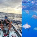 Mėnuo Atlanto vandenyne: Aurimas Valujavičius apie krentantį svorį, delfinus ir sėkmingai įveiktą itin sudėtingą atkarpą