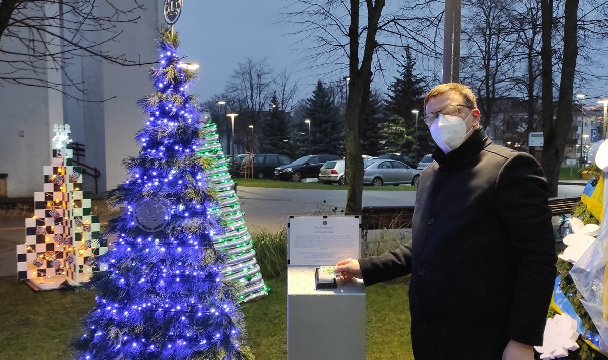 Žilvinas Gelgota: Vilkaviškyje pastatytas skaitytuvas lėšoms rinkti