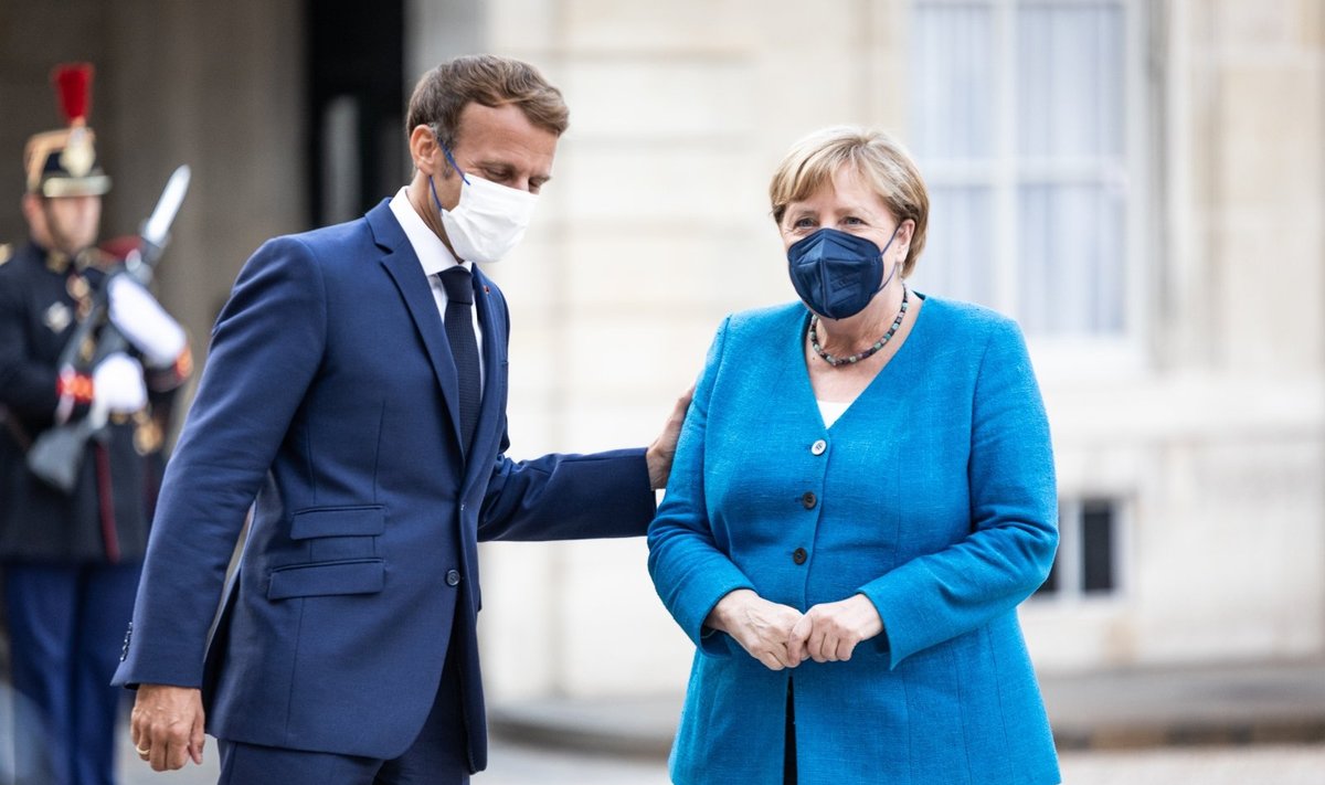 E. Macronas ir A. Merkel