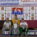 M. Adomaitis – Europos imtynių jaunių čempionato prizininkas