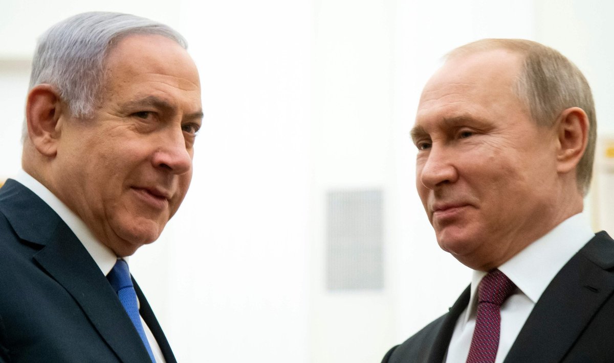 Benjaminas Netanyahu, Vladimiras Putinas