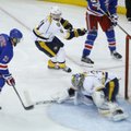 „Rangers“ ledo ritulininkai neatsilieka nuo NHL sezono lyderių