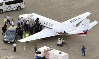Lėktuvas, kuriuo į Tokiją atskraidinta Kim Hyon Hui