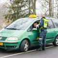 Rytinio reido Vilniuje metu įkliuvo taksi vairuotojas