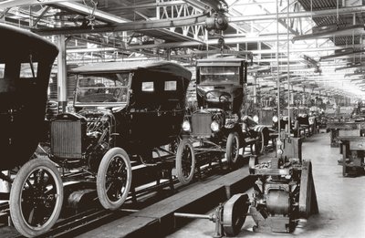 „Ford Model T“ gamybos cechas
