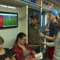 Maskvos metro – rojus futbolo aistruoliams: 1600 ekranų transliuoja rungtynes
