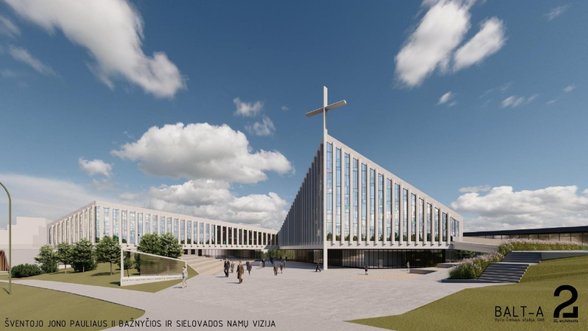 Pašilaičiuose planuojama nauja bažnyčia: pamatykite, kaip atrodys