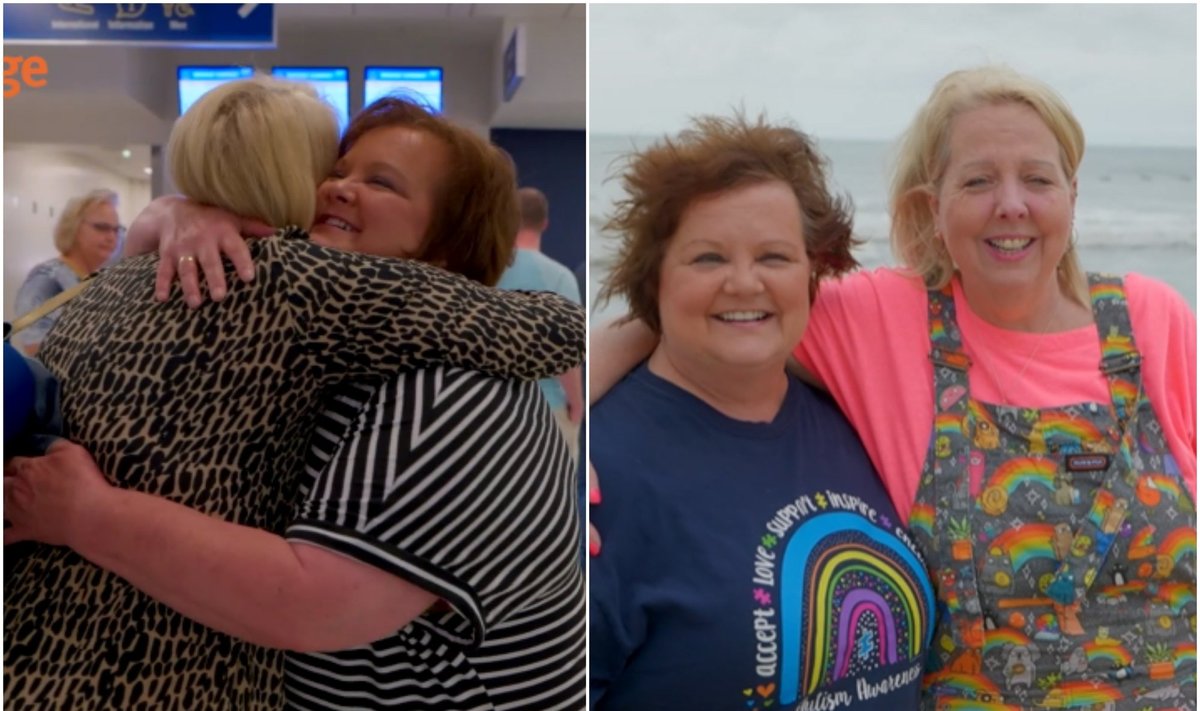 Dvi seserys susitiko po 55 metų.