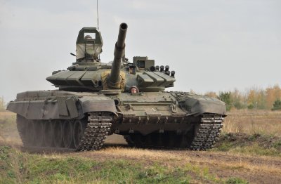 Rusiškas T-72B3 tankas