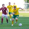 Lietuvos futbolo rinktinė pralaimėjo latviams, bet išsaugojo galimybę iškovoti Baltijos taurę
