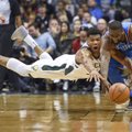 NBA naktis: „Thunder“ gynyba uždusino „Bucks“, „Pistons“ pasiekė gluminantį antirekordą