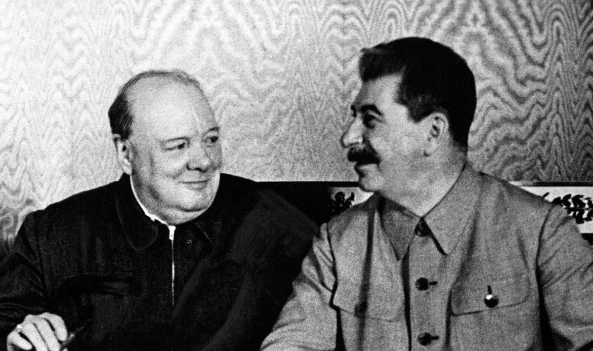 Pirmasis W. Churchillio – nesutaikomo bolševizmo priešininko – susitikimas su J. Stalinu.