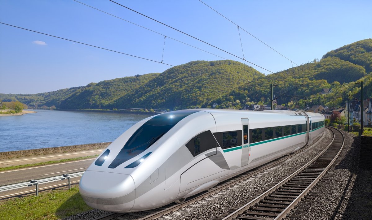  „Siemens“ pristatė naujos kartos traukinius „Velaro Novo“
