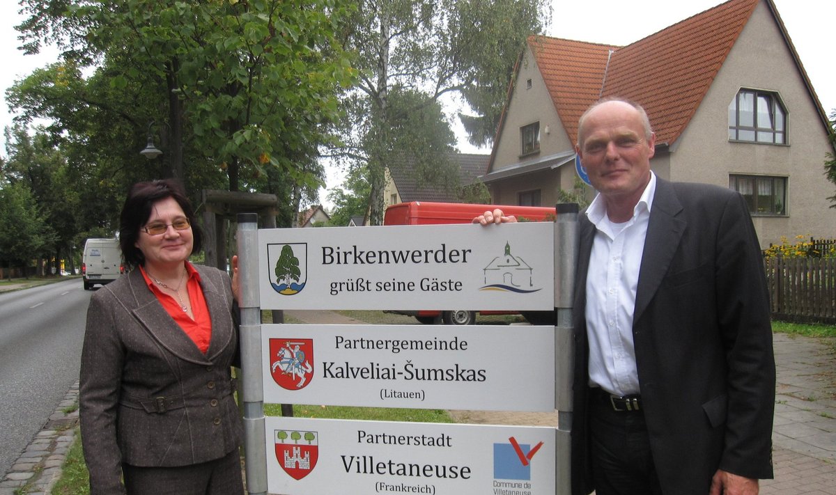 Delegacja gminy Kowalczuki w Birkenwerder