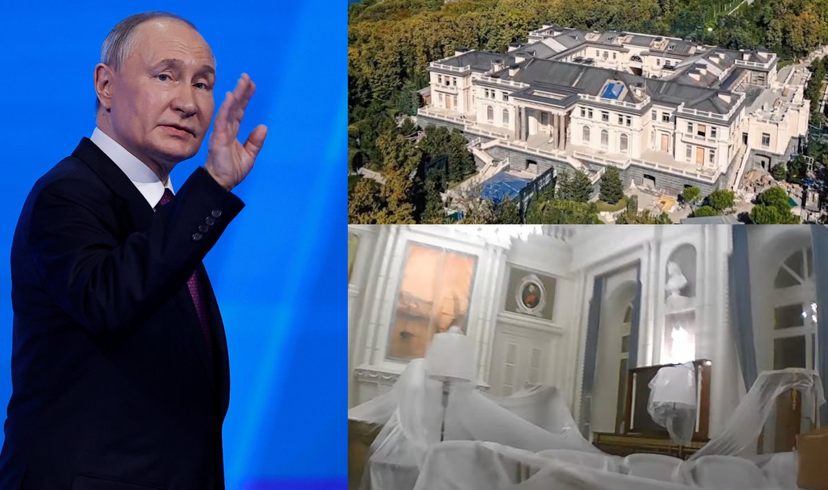 Paviešinti vaizdai iš Putino dvaro