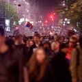 Serbijoje jau trečią dieną vyksta protestai prieš išrinktąjį šalies prezidentą