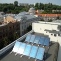 Karštas vanduo savivaldybėje ruošiamas naudojant saulės energiją